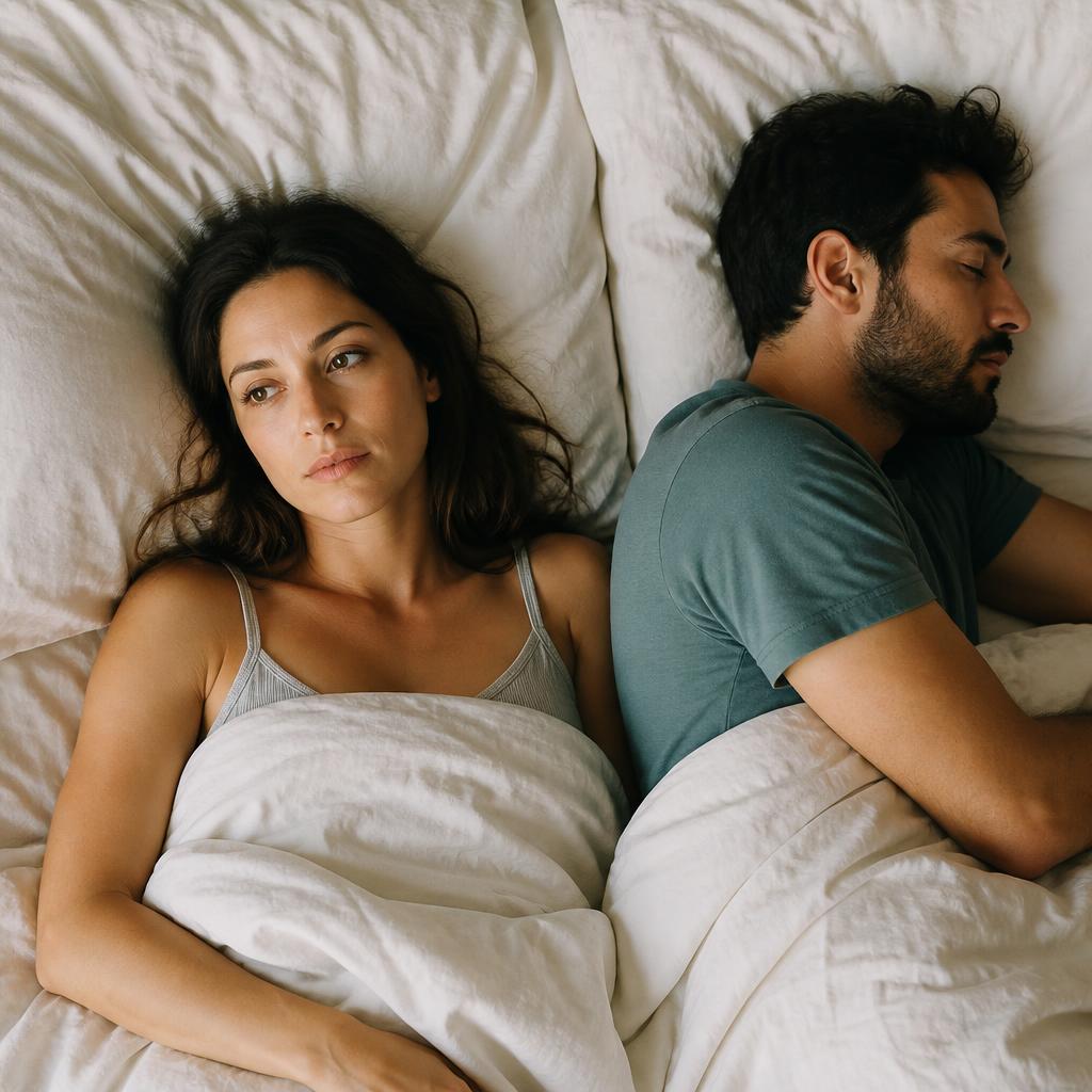 Casal na cama
